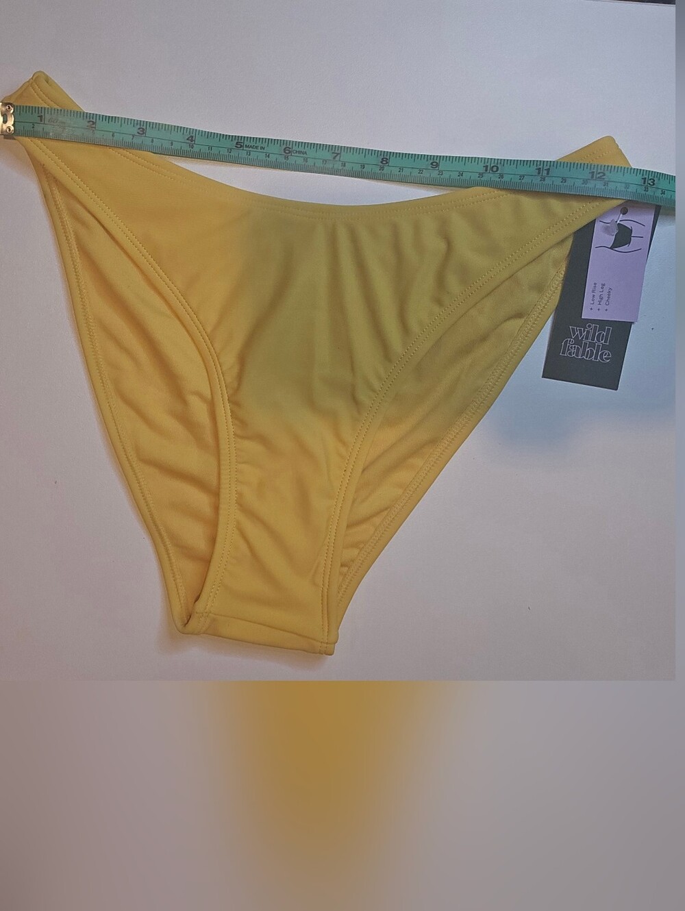 Wild Fable - Women’s Bright Yellow Bikini Bottom - Picture 6 of 7
